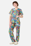 Scrubs With Love - Bush Tapestry scrub set - blue