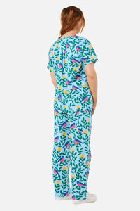 Scrubs With Love - PINK ROBIN SCRUB SET - blue