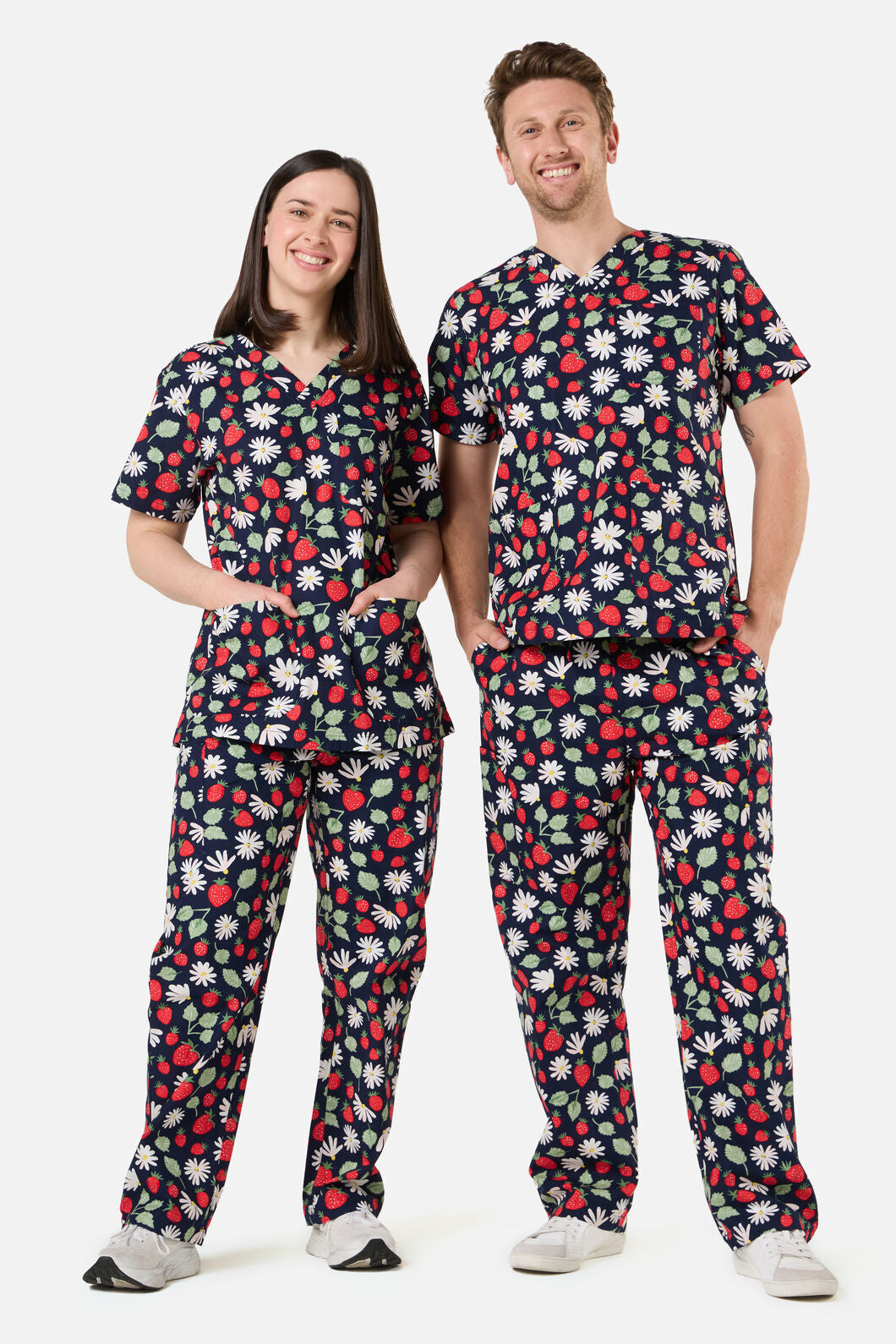 Scrubs With Love - LA FRAISE SCRUB SET - navy