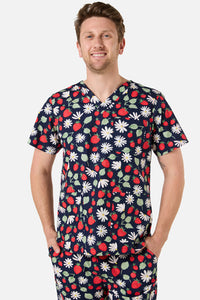 Scrubs With Love - LA FRAISE SCRUB SET - navy