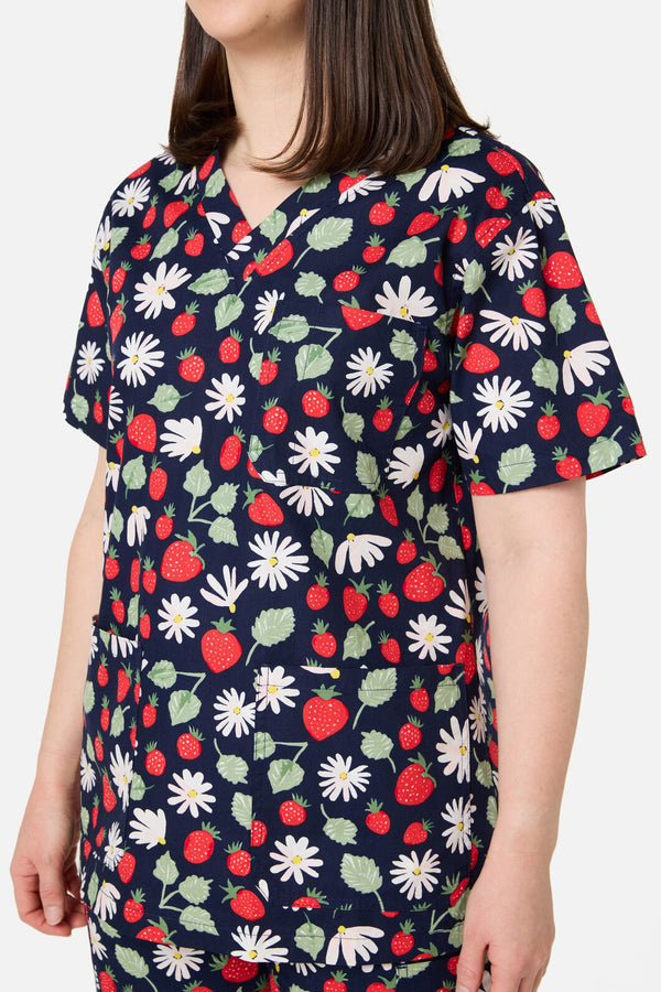 Scrubs With Love - LA FRAISE SCRUB SET - navy