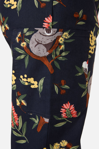 Scrubs With Love - CHRISTMAS KOALA NAVY SCRUB SET - navy