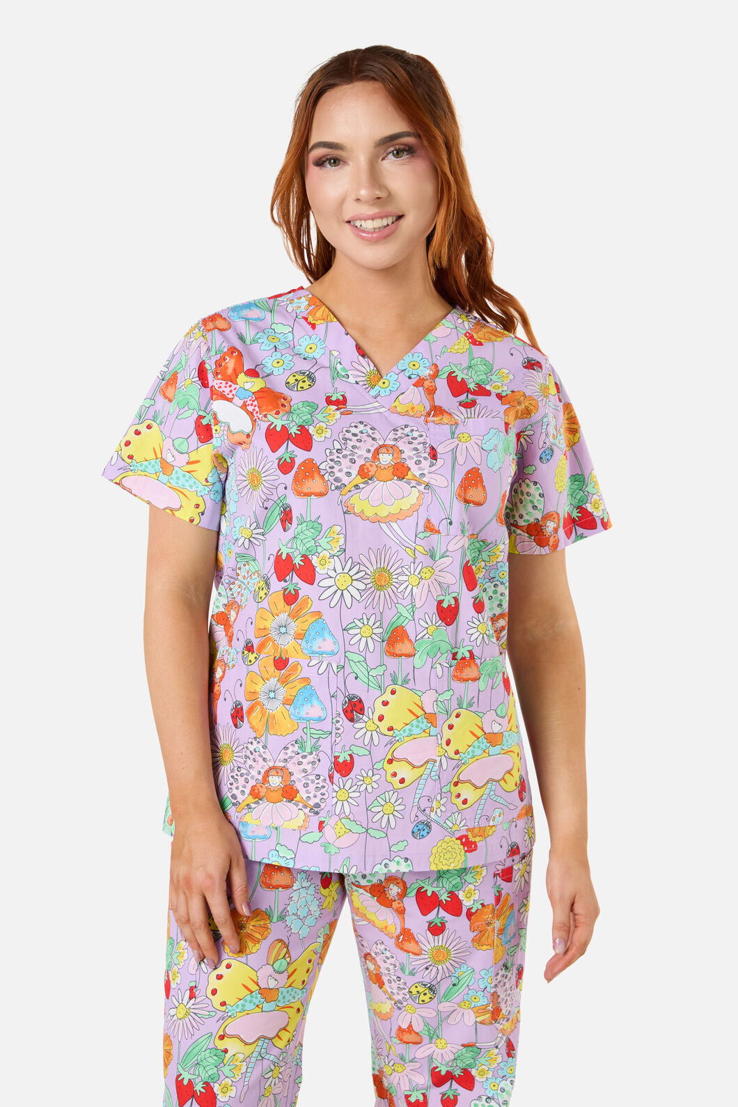 Scrubs With Love - Fairy Scrub Set - lilac