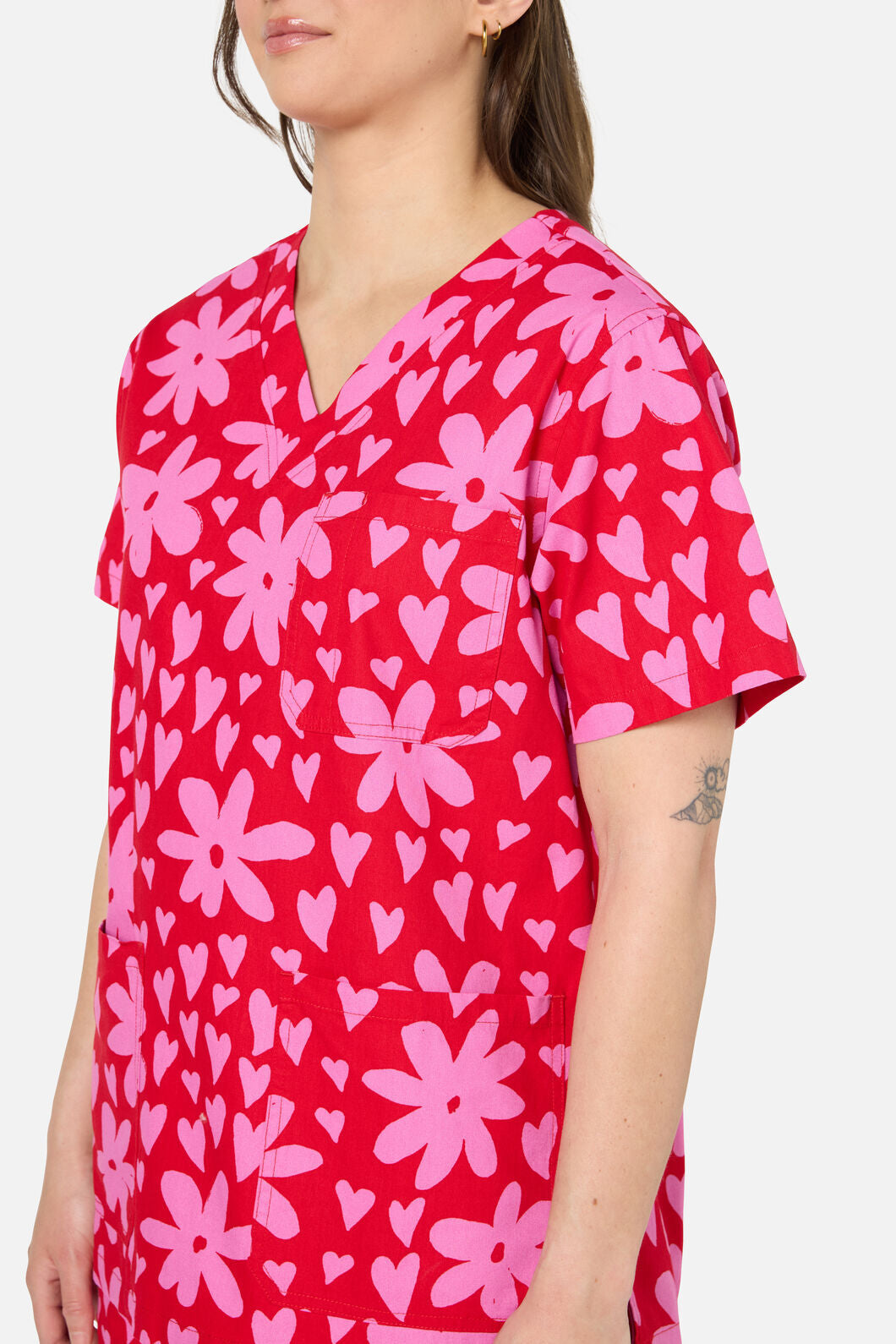 Scrubs With Love - Valentina Scrub Set - red