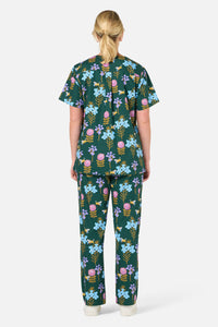 Scrubs With Love - Blue Banded Bee scrub set - green