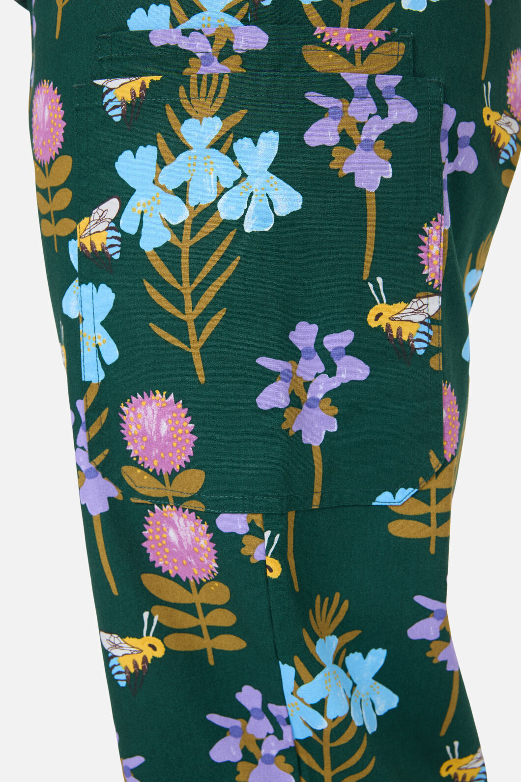 Scrubs With Love - Blue Banded Bee scrub set - green