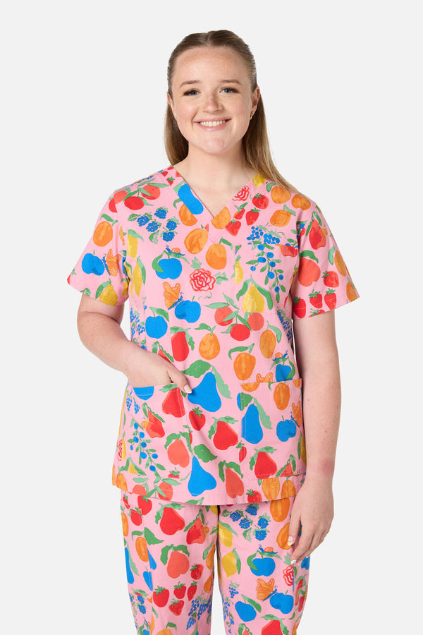 Scrubs With Love - Fruit Bowl scrub set - pink
