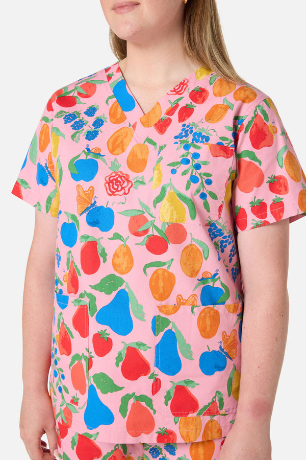 Scrubs With Love - Fruit Bowl scrub set - pink