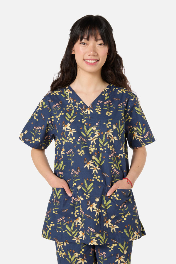 Scrubs With Love - Dreamy Native scrub set - navy