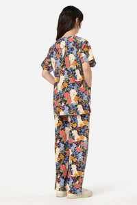 Scrubs With Love - Poodle scrub set - navy