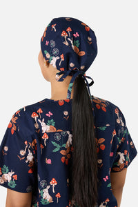 Scrubs With Love - Wonderland Scrub Hat - navy