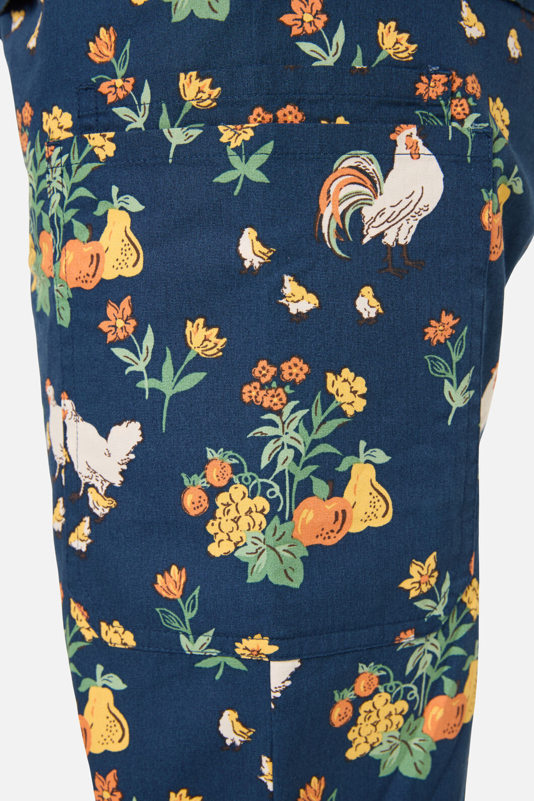 Scrubs With Love - Chickens Scrub Set - navy