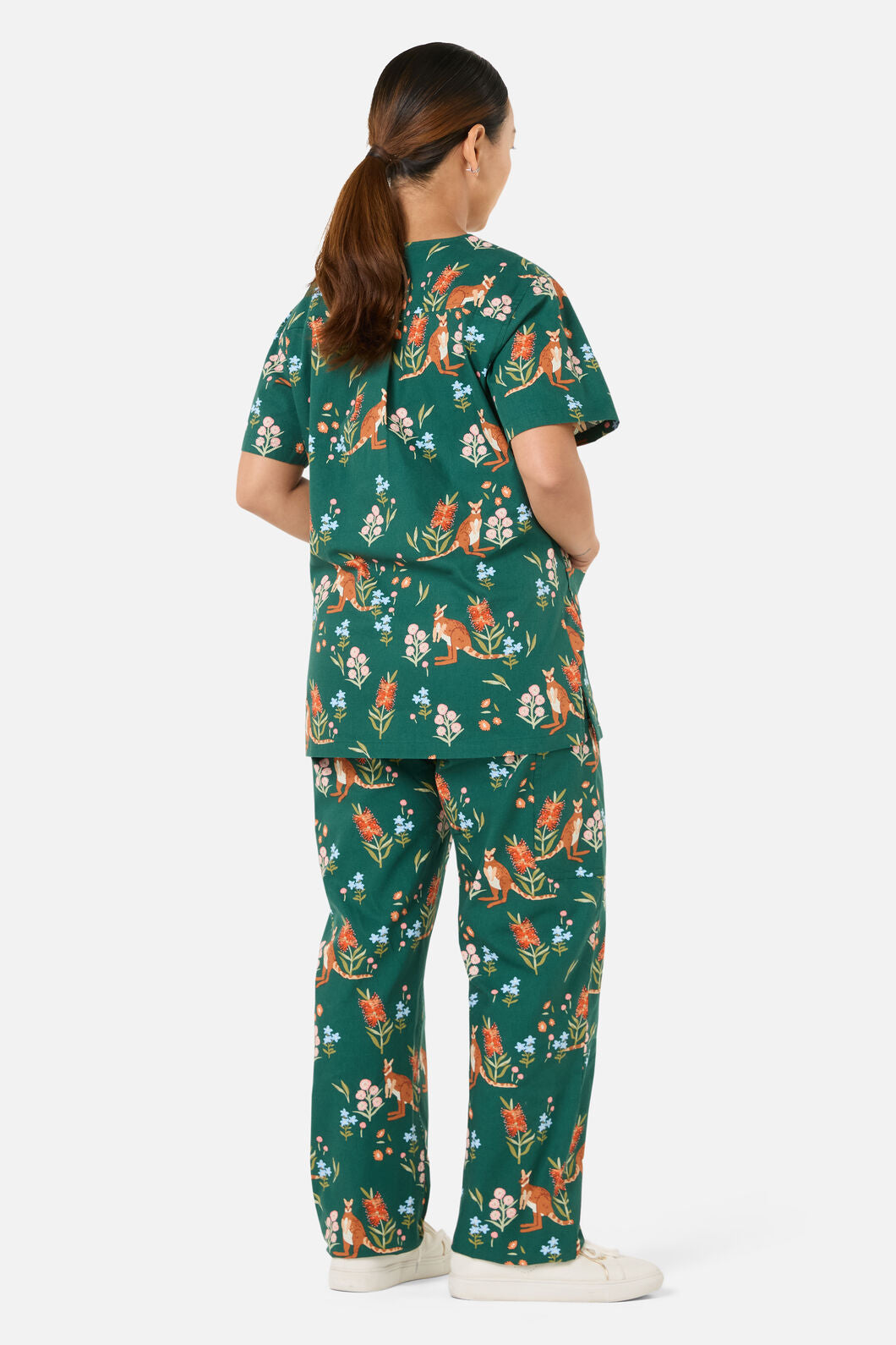 Scrubs With Love - Rock Wallaby Scrub Set - green