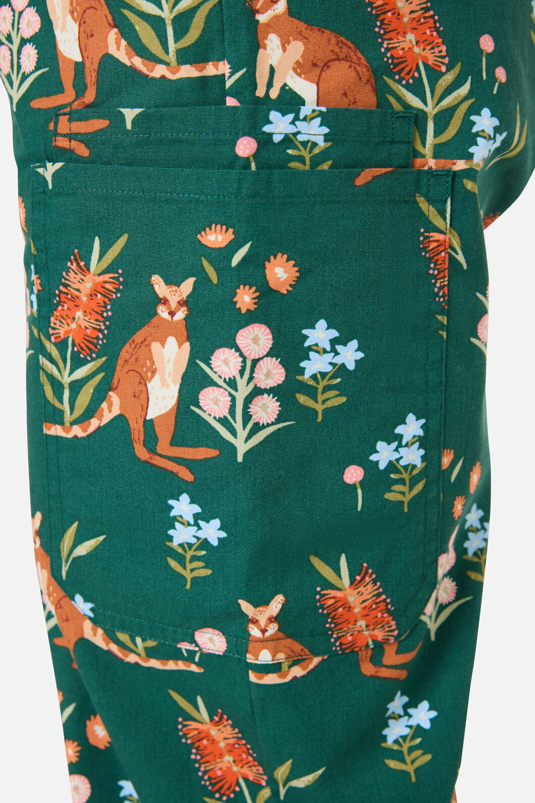 Scrubs With Love - Rock Wallaby Scrub Set - green