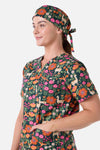 Scrubs With Love - Llama & Bird Scrub Hat - green