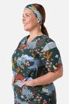 Scrubs With Love - Woodland Bear Scrub Headband - green
