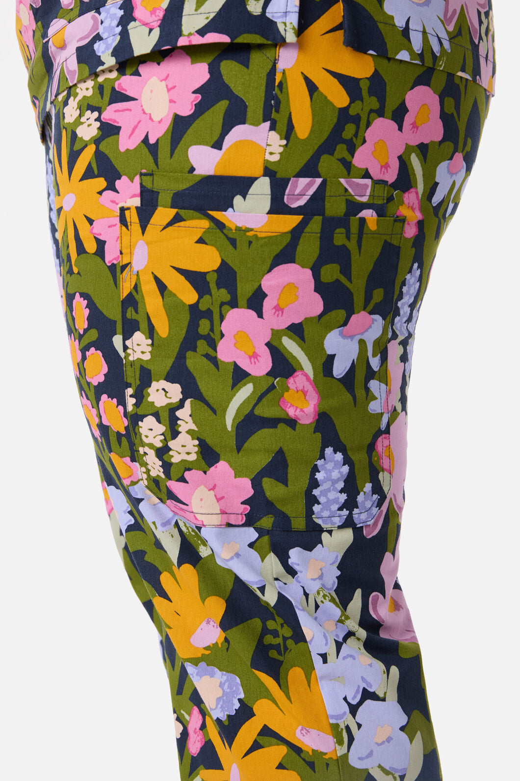 Scrubs With Love - Painted Garden Scrub Set - navy