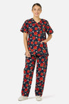 Scrubs With Love - Sweet Apple Scrub Set - navy