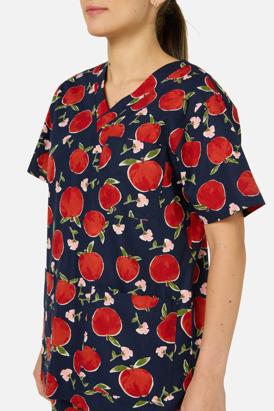 Scrubs With Love - Sweet Apple Scrub Set - navy