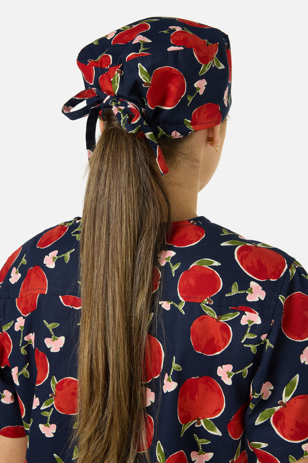 Scrubs With Love - Sweet Apple scrub hat - navy