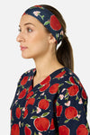 Scrubs With Love - Sweet Apple Scrub Headband - navy