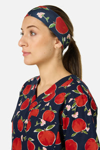 Scrubs With Love - Sweet Apple Scrub Headband - navy