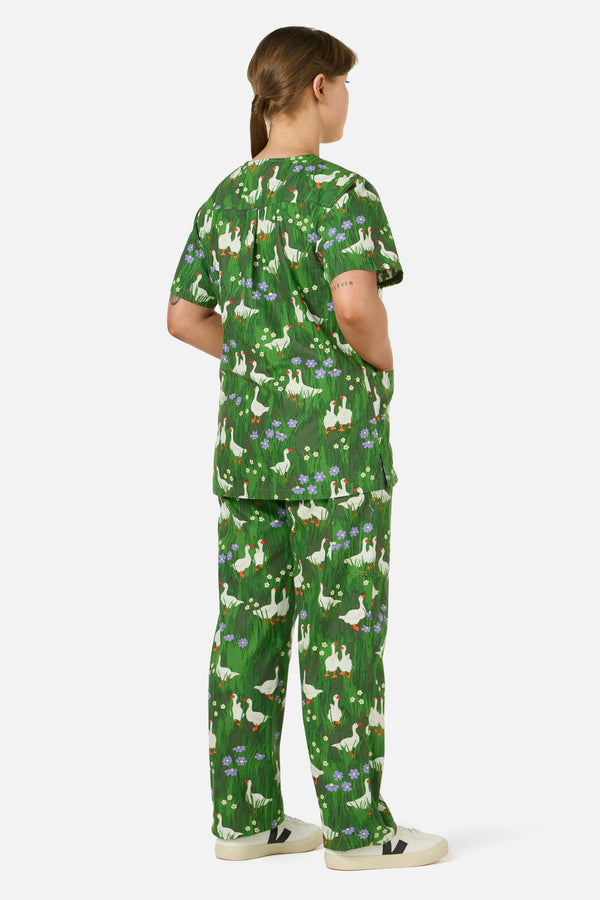 Scrubs With Love - Lucy Goosey scrub set - green