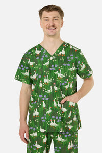 Scrubs With Love - Lucy Goosey scrub set - green