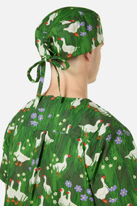 Scrubs With Love - Lucy Goosey scrub hat - green