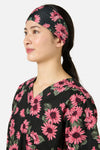 Scrubs With Love - Winter Daisy Scrub Headband - green