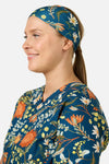 Scrubs With Love - Opal Native scrub headband - teal