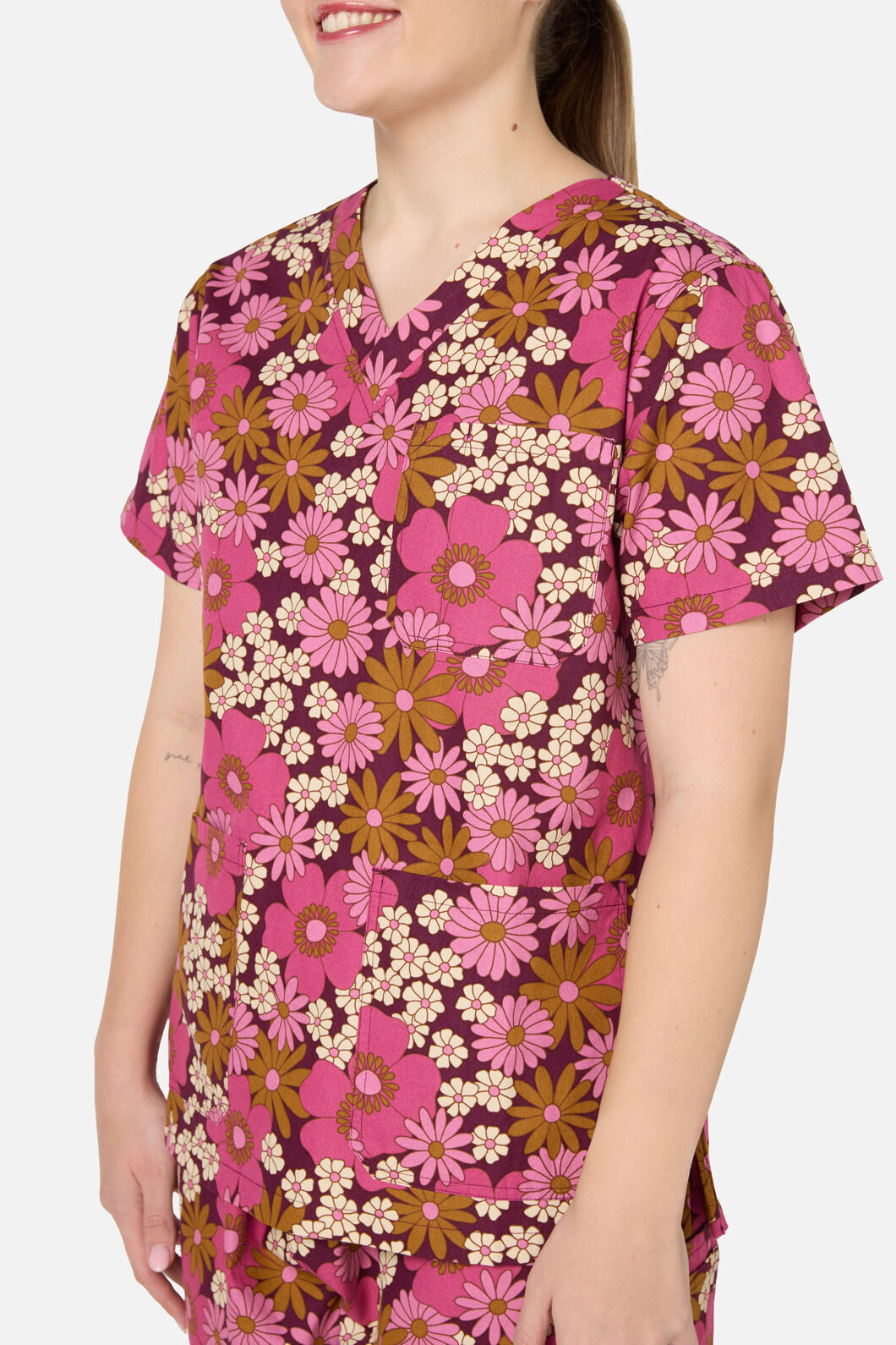 Scrubs With Love - Brigette Scrub Set - pink