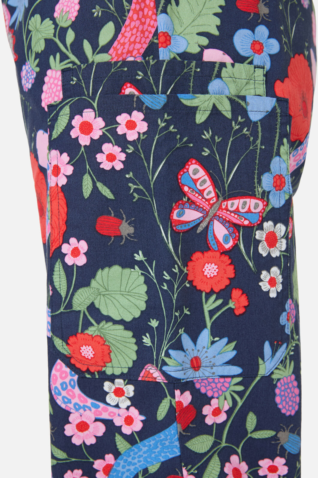 Scrubs With Love - Snakes & Flora Scrub Set - navy