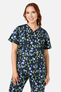 Scrubs With Love - Sweet Pea Scrub Set - navy