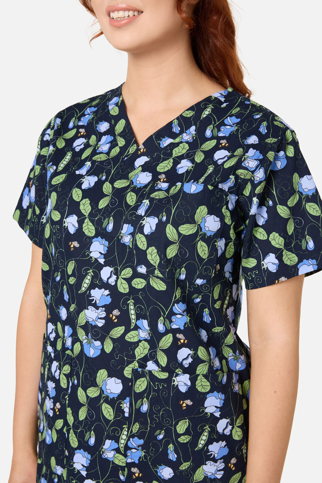 Scrubs With Love - Sweet Pea Scrub Set - navy