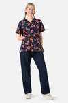 Scrubs With Love - Gumnut Puffs Top & Pant Scrubs - navy