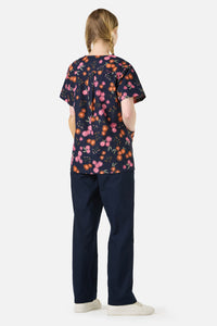 Scrubs With Love - Gumnut Puffs Top & Pant Scrubs - navy