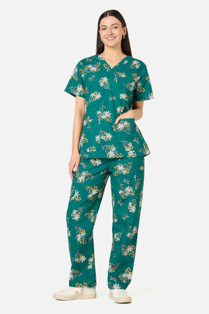 Scrubs With Love - Penny Native scrub set - green