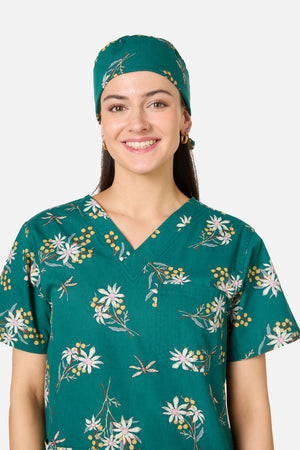 Scrubs With Love - Penny Native Scrub Hat - green