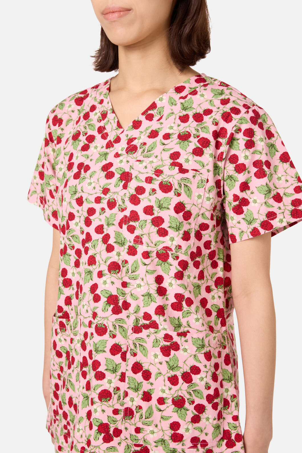 Scrubs With Love - Pink Raspberry Scrub Set - pink