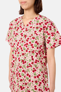 Scrubs With Love - Pink Raspberry Scrub Set - pink