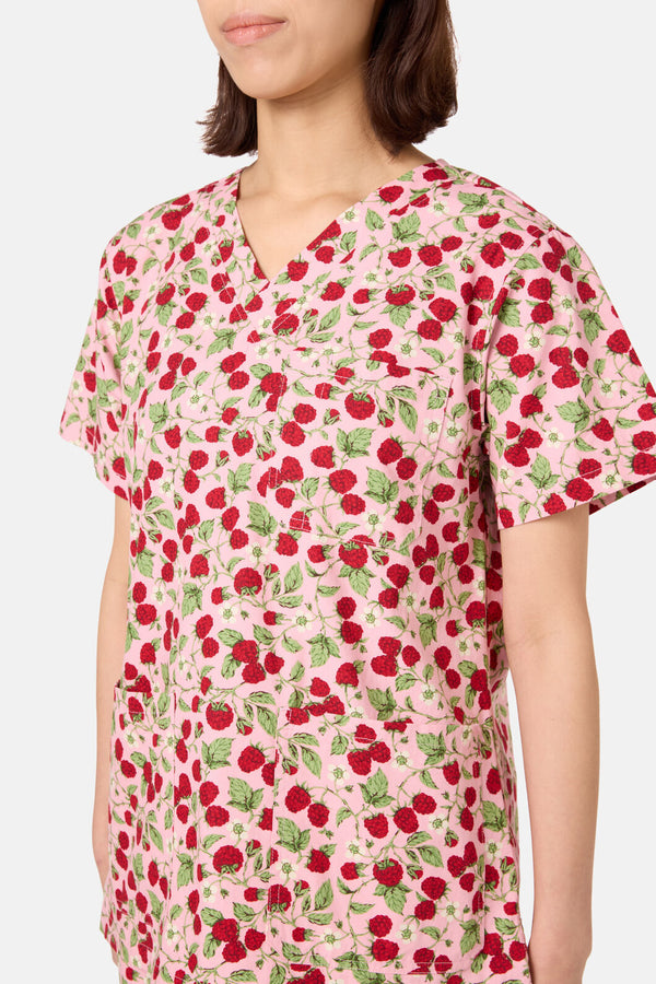 Scrubs With Love - Pink Raspberry Scrub Set - pink