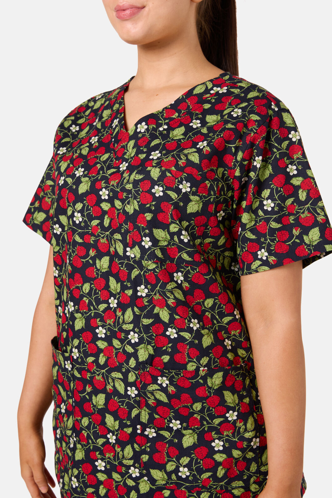 Scrubs With Love - Raspberry Scrub Set - navy