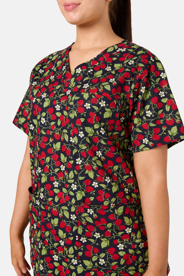 Scrubs With Love - Raspberry Scrub Set - navy
