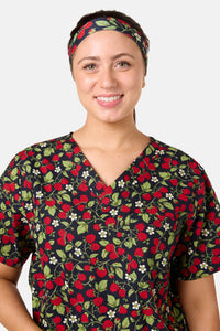 Scrubs With Love - Raspberry Scrub Headband - navy