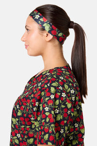 Scrubs With Love - Raspberry Scrub Headband - navy