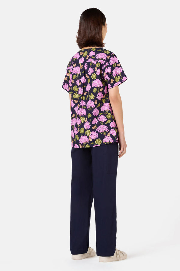 Scrubs With Love - Geranium Mixed Scrub Set - navy