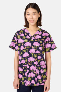 Scrubs With Love - Geranium Mixed Scrub Set - navy