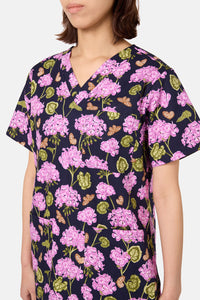 Scrubs With Love - Geranium Mixed Scrub Set - navy