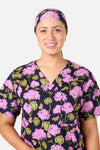 Scrubs With Love - Geranium Scrub Headband - navy